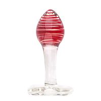 TPTPMAY Glass Amal Plug G-Sport Massager Pleasure Waterproof Viber Toy