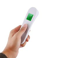 Non Contact Digital Thermometer for Fever, Infrared Digital Temperature Measure Tool with Tri-Color Alert for Adult Infant Child, Accurate Instant Readings, CE and ROHS Approved