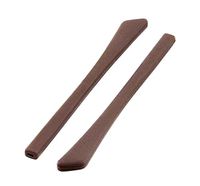 1 Pair Silicone Glasses Temple End Tips Eyeglass Ear Pads Tube Replacement Brown