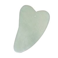 Jade Scraping Tool,ASDOMO Jade Face Stone, Scraping Massage Tool,Natural GuaSha Board-Traditional Scraping Massage Tool for SPA Acupuncture Therapy Trigger Point Treatment