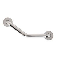 CSI Bathware BAR-BB16-TW-125-PO Boomerang Shaped Grab Bar, Polished