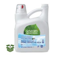 Bulk Natural 2X Concentrate Liquid Laundry Detergent, Free & Clear, 99 Loads, 150oz: 7th Generation 22803 (4 Laundry Detergent Bottles)