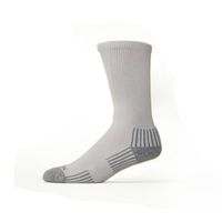 Diabetic Socks - 3 Pair - Large - Crew w/Arch Support - Size 10-13 - Whi...
