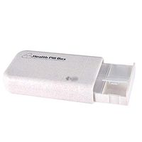 Pill Organizer, Daily and Weekly Pill Medicine Container Case, Fish Oil Portable Pill Case in Travel Moisture Resistant