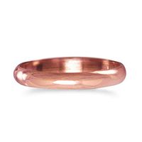 Antimicrobial Pure Copper Therapy Ring Band for Men & Women, Uncoated Solid Copper, Effective Against Viruses, Germs, Bacteria, Trace Mineral, Natural Relief of Arthritis; 3mm, 6mm, 8mm; Size 5-12