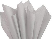 Gray Grey Art DIY Crafts Tissue Paper for Gift Wrapping 20"X26" 5 Sheets