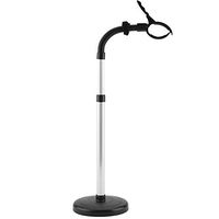 Delaman Hair Dryer Holder Hair Dryer Stand, with Adjustable Height and Stable Base, Air Blower Holder, for Women, Pets