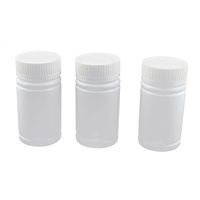 uxcell® Plastic Empty Medicine Bottles Pill Tablet Container Holder 3pcs White