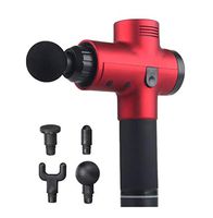 Fascia Gun Massage Gun Professional Deep Tissue Massager Muscle Sore Relief, Red