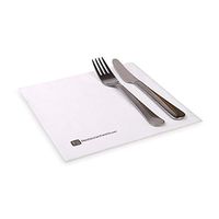 Paper Napkins, Dinner Napkins - Pure White - Soft & Durable - 16" x 16" - Disposable - Luxenap Super Lux - 600ct Box - Restaurantware