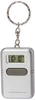 Talking Clock Keychain Silver