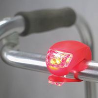 ObboMed® MW-0800R4 Adjustable Waterproof Mobility Safety Alert LED Light, Tool-Free Clip-on Compatible for Walker/Cane/Wheelchair/Rollator (Red, 4pcs/Set)