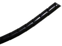 1/2" Kable Kontrol Flexible Polyethylene Spiral Tube Cable Wire Wrap (1/2 inch Spiral Wrap - 10 foot Long, Black)