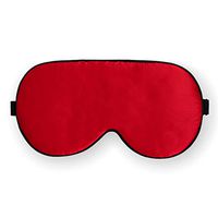 Maxfeel 100% Pure Silk Filled Eye Mask Sleeping Mask Sleep Masks Sleep Masks Sleep Aids Soft and Smooth Solid Colors Hand Washable Big Size 22 * 10cm (Bungundy)
