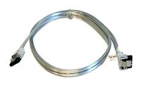 3 Pack, 36 Inch SATA 6Gbps Cable W/Locking Latch (90 Degree to 180 Degree) Silver, CNE562995