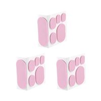 Exceart 3 Sheets Moleskin Tape Flannel Adhesive Pads Heel Stickers Blister Prevention Pads Anti-wear Heel Pads for Feet Fabric Padding