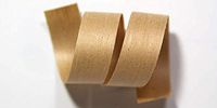 100% Biodegradable Natural Ribbon | 33 Solid Colors | Ribbon for Crafts | Cotton Curling Ribbon | Holiday Ribbon | Wrapping Ribbon | Eco-Friendly Ribbon (Kraft, 1/2" x 50 Yards)
