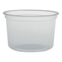 SafePro 16HDB, 16 Oz Clear Plastic Soup/Food Containers with Lids, Translucent to-Go Lunch, Food Storage, Take-Out Containers, Plastic Deli Containers with Covers, Case of 50