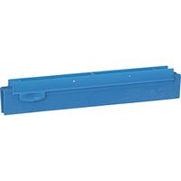 Vikan 77313 Rubber Double Hygienic Squeegee Replacement Blade, 10", Blue