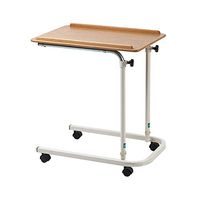 WDDMFR Adjustable Overbed Table - Hospital Bed Table - Swivel Wheel Rolling Tray Elderly, Senior Patient Aid