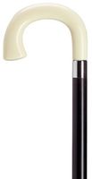 Men Square Nose Cane Black Maple With Ivory Handle  -Affordable Gift! Item #HAR-9121038