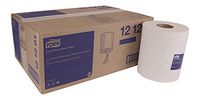 Tork Advanced 121201 Soft Centerfeed Hand Towel, 2-Ply, 9" Width x 11.8" Length, White (Case of 6 Rolls, 600 per Roll, 3,600 Towels) for use with Tork 559020A or 559028A