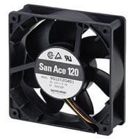 Sanyo Denki 9GV1248P4J011 DC Fans Fan, 120x25mm, 48VDC Ribless, Tach/PWM