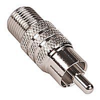 10x F Type Female to RCA Male Video Adapter 10pcs