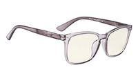 UV Glasses for Computer Blue Light Blocking Glasses Women Square Clear Lens Eyeglasses Frame (Grey, 0.00)