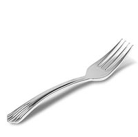 DecorRack 240 Silver Plastic Forks, Fancy Plastic Silverware Set - BPA FREE - Disposable Heavy Duty Plastic Forks with Stylish Silver Finish, Perfect for Catering Event, Party, Wedding (240 Pack)