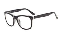 Eyekepper Design Reading Glasses Square Large Lenses Reader Eyeglasses for Women Reading Spring-Hinges Black +2.0