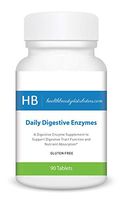 Daily Digestive Enzymes, Supplement for Digestive Support, Gluten Free, 90 Count, 1000mg Tablets