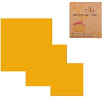 Reusable Beeswax Food Wrap Eco Friendly Plastic Free - Biodegradable Bowl Cover, Sustainable Sandwich Wrappers Alternative to Wrap