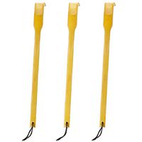 RENOOK Back Scratcher, 3 Piece 17" Strong Sturdy Self-Massager Therapeutic Bamboo Wooden Back Scratchers for Scratching Itches, Best Gift for Pregnant Women and People Who Need Longer Hands.