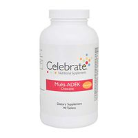 Celebrate Multivitamin ADEK - Clementine - 90 Count