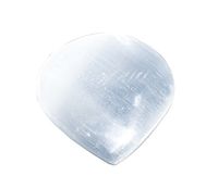 Crocon Selenite Heart Shape Palm Stone for Chakra Stone Balancing Reiki Healing Energy Generator EMF Protection Cleansing Pocket Spiritual Home Office Decor Size: 2-2.5 Inch