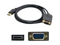 Addon DISPORT2VGAMM3B 3ft DisplayPort to VGA Adapter Cable - DisplayPort cable - HD-15 (M) to DisplayPort (M) - 3.3 ft - active - black