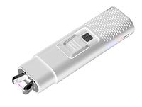 Bell+Howell TACLIGHTER White, USB-Rechargeable, Butane-Free Flameless Wind-Proof Plasma Lighter As Seen On TV