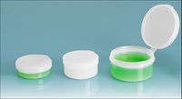 1 Oz. Natural Pill Pod Hinge Top Plastic Containers (12 Pods)