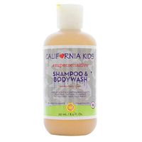 California Baby Super Sensitive Shampoo and Body Wash - Hair, Face, and Body | Gentle, Fragrance Free, Allergy Tested | Dry, Sensitive Skin, 8.5 oz.