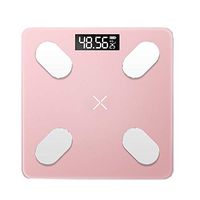 Smart Bluetooth Body Fat Scale, 59 Items of All-Round Measurement, Moisture, Muscle, Weight, High Precision Charging Version