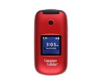 Consumer Cellular Envoy Feature Phone in Red