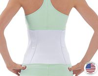 NYOrtho Tapered Abdominal Binder Compression Wrap - Breathable Stomach Support Post Injury or Surgery- with Contoured Body-Specific Design - 48-54 Inch