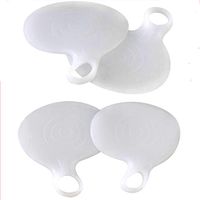 Breathable Foot Cushions Ball of Foot Cushions Pain Relief Cushions Breathable Soft Gel Forefoot Metatarsal Pads Toe Separators for Women Men Orthotic Overlapping Toes Bunion Pain Relief 2 (pear)