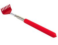 Back Scratcher Extendable Telescopic Massager Adjustable Portable 26" Colors Non Slip Grip By Spreezie (Red)