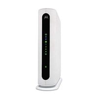 Motorola 8x4 Cable Modem + Wi-Fi N300 GigE Router, WHITE Model MG7310, 343Mbps DOCSIS 3.0, Certified by Comcast, Charter Spectrum, Time Warner, Cox, BrightHouse, More