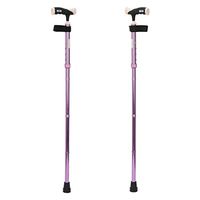 ZSMPY Cane Folding Aluminum Alloy Elderly Walking Stick Travel Aid Portable Single Turn
