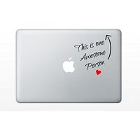 Macbook this is one awesome person decal sticker pro air 11 13 15 17