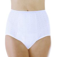 1-Pack Women's Maximum Absorbency Reusable Bladder Control Panties White 5X (Fits Hip: 55-57")