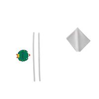 BEHLINE Replacement Temple Tips for Lindberg Silicone Ear Covers Air Spirit Rim Titanium Bonus Lens Cleaning Cloth (White)